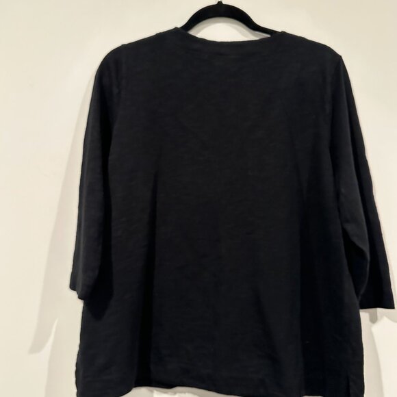 Chico's s Classic Black shirt - Picture 2 of 4